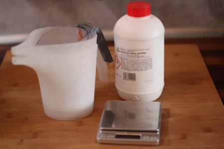 bezpečnost při výrobě mýdla