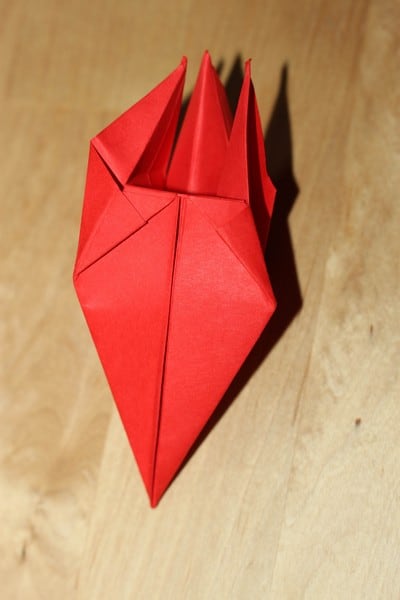 origami jahoda