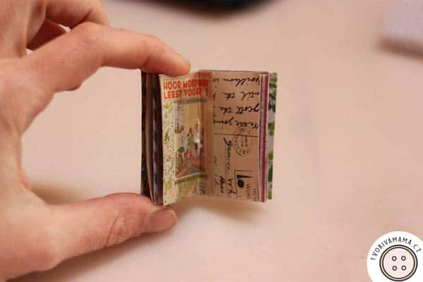 miniaturní junk journal